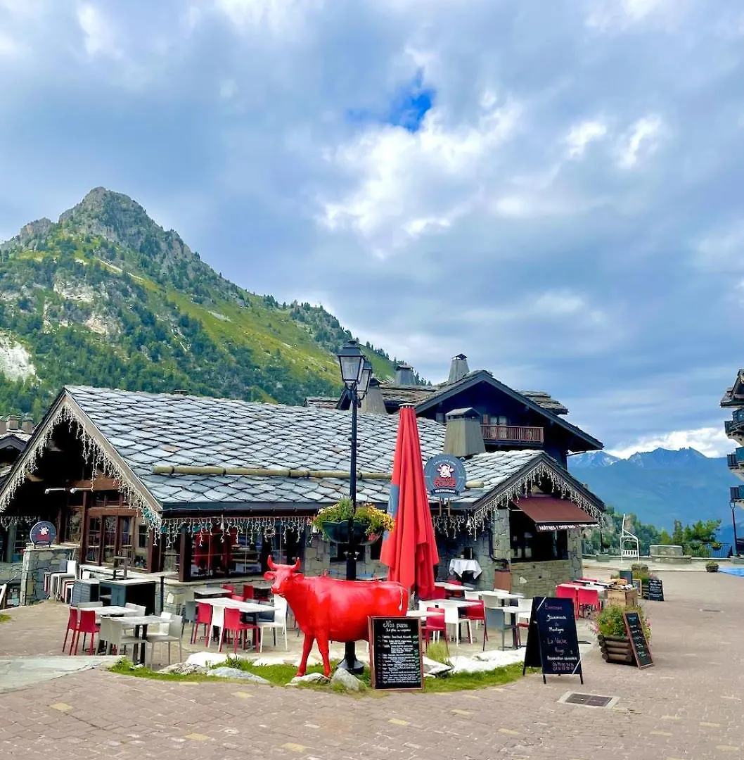 公寓 Appartement T3 Arc 1950 Skis Aux Pieds Sauna, Hammam, Jacuzzi Les Arcs  法国